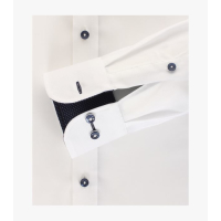 Hemd City 1/1 Arm, Ken, weiss kontrast, 48