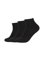 Unisex Basic ca-soft Sneaker-Socken, 3er Pack, verschiedene Farben