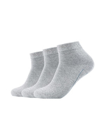 Unisex Basic ca-soft Sneaker-Socken, 3er Pack, verschiedene Farben