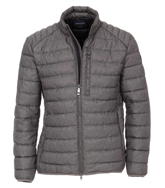 Outdoor Stepp-Jacke, Grau