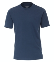 T-Shirt Rundhals, graues Mittelblau