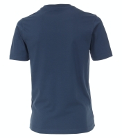 T-Shirt Rundhals, graues Mittelblau