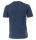 T-Shirt Rundhals, graues Mittelblau