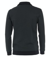 Sweatshirt, Troyer Zip, Grün