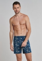 Herren Boxershort Singlejersey dunkelblau