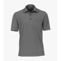 Herren Poloshirt, 1/2 Arm, 002 anthrazit, uni,