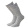 Norweger Socken, 2er Pack, grau melange