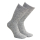 Norweger Socken, 2er Pack, grau melange