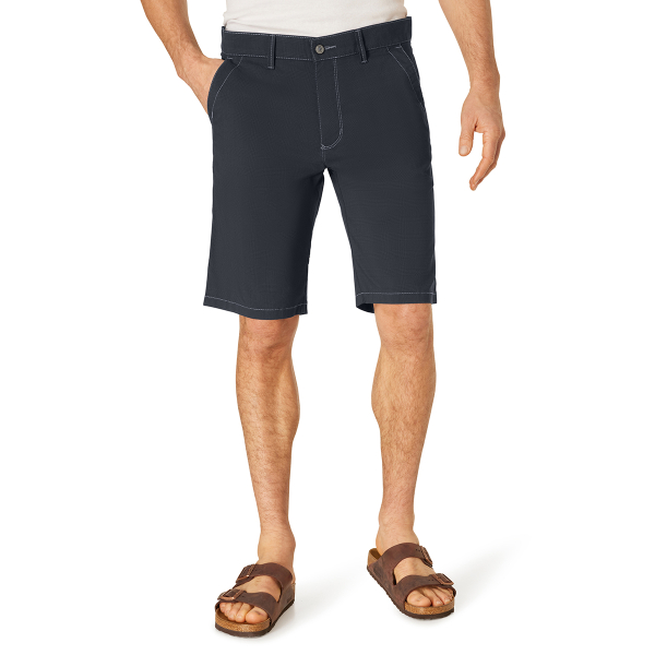Herren Bermuda LUCA Chino Flachgewebe Stretch,