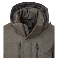 Herren Outdoor Funktionsjacke schlamm