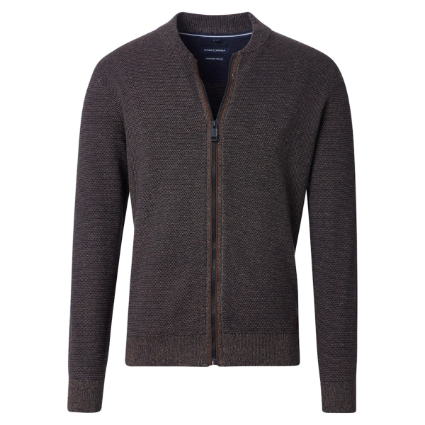 Herren Strickjacke RV marine/beige