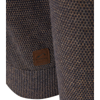 Herren Strickjacke RV marine/beige