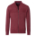 Herren Strickjacke, Collegekragen, rot,