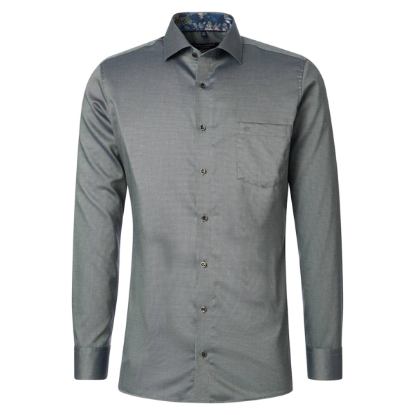 Kent Modern Fit, Hemd City, 1/1 Arm, uni nah, 300 grün,