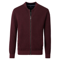 Strickjacke, uni, 485 rot,
