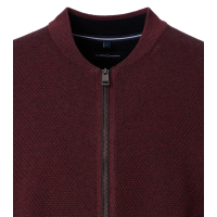 Strickjacke, uni, 485 rot,