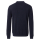 Polo gestrickt, Langarm, uni, 105 blau,