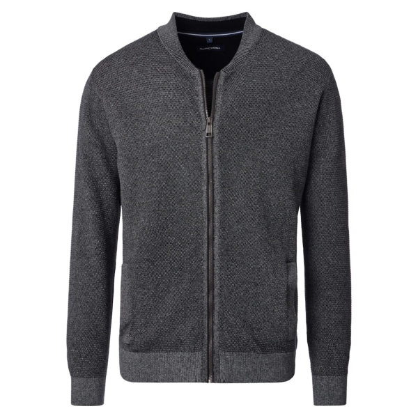Strickjacke, uni, 783 anthrazit,