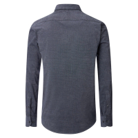 Herren Freizeithemd Langarm, B.d. uni nah, 101 blau