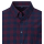 Herren Freizeithemd Langarm, B.d. Karo, 400 rot/blau,