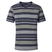 T-Shirt, 1/2 Arm, gestreift, 326 grün/grau/blau/gelb,