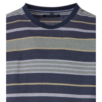 T-Shirt, 1/2 Arm, gestreift, 326 grün/grau/blau/gelb,