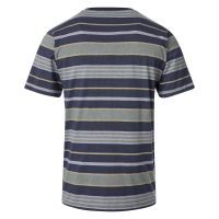 T-Shirt, 1/2 Arm, gestreift, 326 grün/grau/blau/gelb,