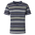 T-Shirt, 1/2 Arm, gestreift, 326 grün/grau/blau/gelb,
