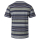 T-Shirt, 1/2 Arm, gestreift, 326 grün/grau/blau/gelb,