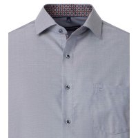 Kent Modern Fit, Hemd City, 1/1 Arm, Druck 101 blau,