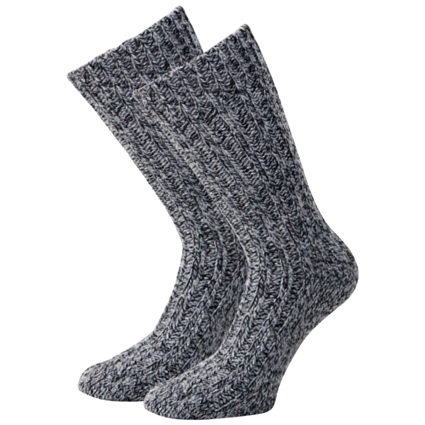 Norweger Socken, 2er Pack, anthrazit melange