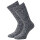 Norweger Socken, 2er Pack, anthrazit melange