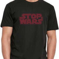 STOP WARS | T-Shirt | Schwarz | Druck