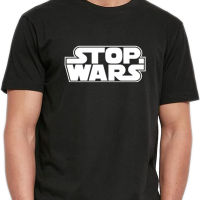 STOP WARS | T-Shirt | Schwarz | Druck