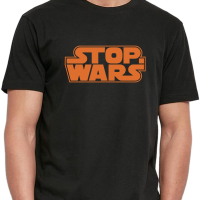 STOP WARS | T-Shirt | Schwarz | Druck