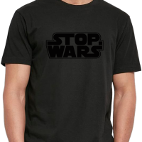 STOP WARS | T-Shirt | Schwarz | Druck