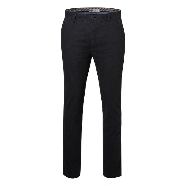 Herren Hose ROBERT, schwarz Muster