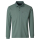 Herren Poloshirt, Langarm, grün,