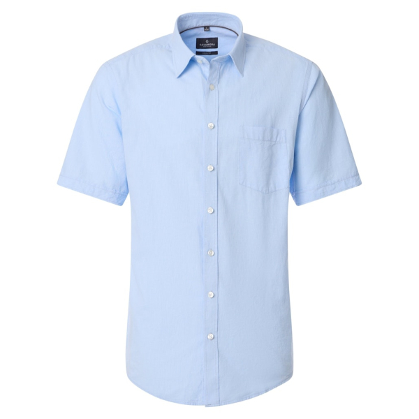 Kent Comfort Fit, Hemd City, 1/1 Arm, uni, 100 blau,