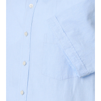 Kent Comfort Fit, Hemd City, 1/1 Arm, uni, 100 blau,