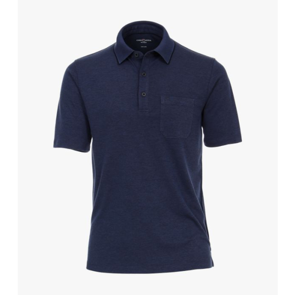 Herren Poloshirt, 1/2 Arm, 102 blau, uni,